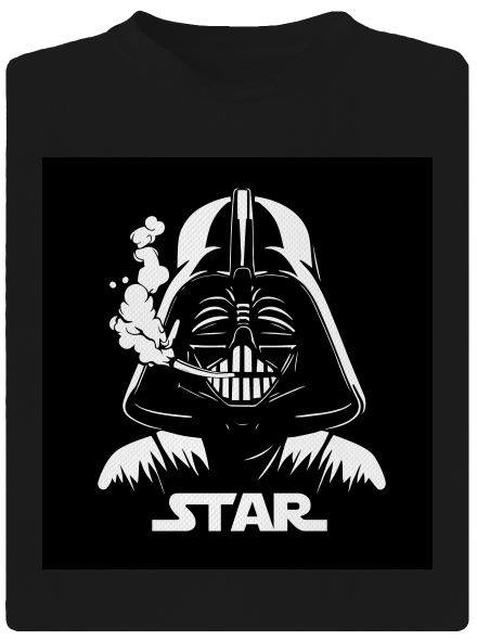 Darth Star pánske športové tričko Black