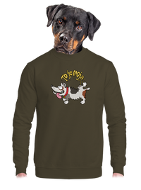 unisex mikina bez kapucne