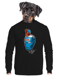 unisex mikina bez kapucne