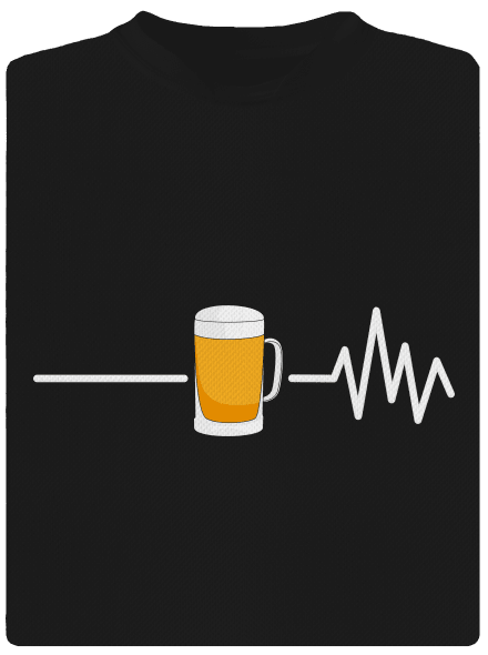 Beer help pánske športové tričko Black