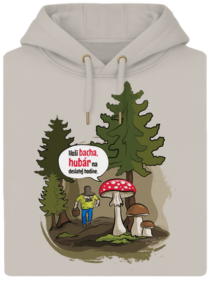 Bacha hubár unisex mikina premium Pastel Macchiato