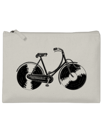 Gramofónový bicykel taštička Stracciatella