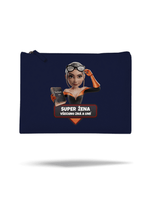 Super mama taštička French Navy