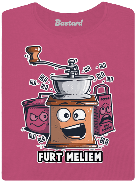 Mlynček dámske tričko s lemom Magenta