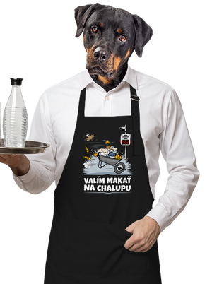 Valím na chalupu zástera Black