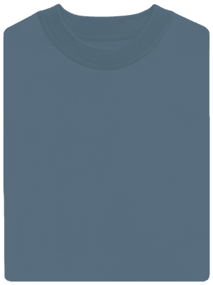 Bez potlače unisex mikina bez kapucne Nordic Blue