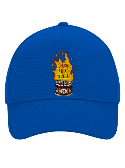 Sfúkni sviečky šiltovka baseballka Bright Royal