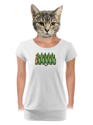 Futbalová jedenástka dámske tričko s lemom White