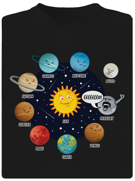 Mercury detské športové tričko Black