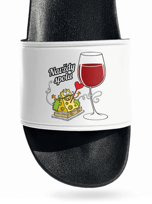 Navždy spolu šľapky White