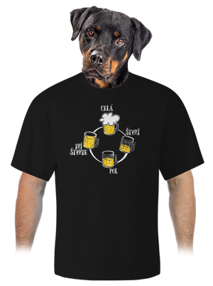 Pivné hodiny unisex tričko oversized Black