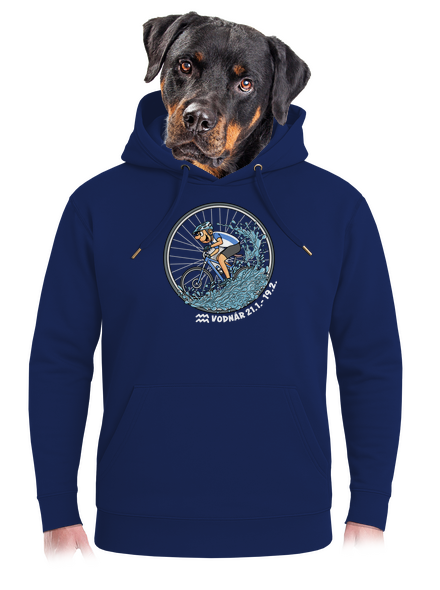 Cyklistický horoskop: Vodnár unisex mikina premium Navy