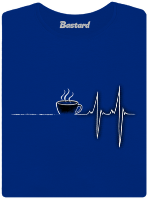 Coffee help dámske tričko Royal Blue Mal