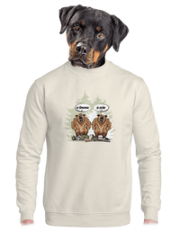 unisex mikina bez kapucne