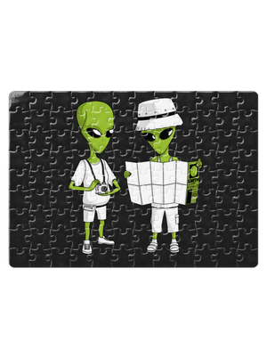 Mimozemšťania puzzle White