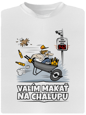 Valím na chalupu pánske športové tričko White