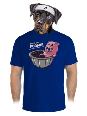 Vo forme pánske športové tričko Royal Blue Mal