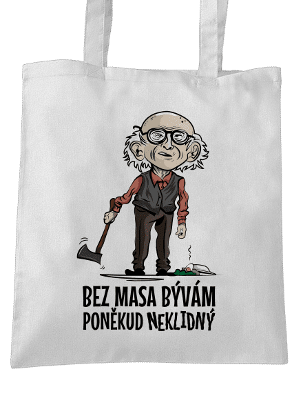 Neklidný bez masa taška White
