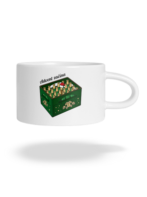 Advent začína hrnček makronka White