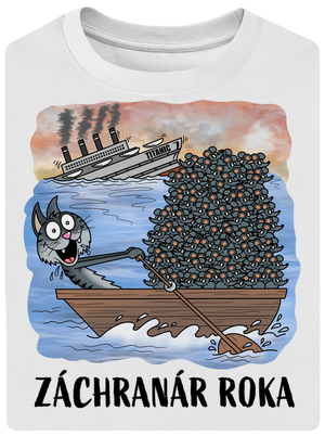 Záchranár roka unisex tričko oversized White