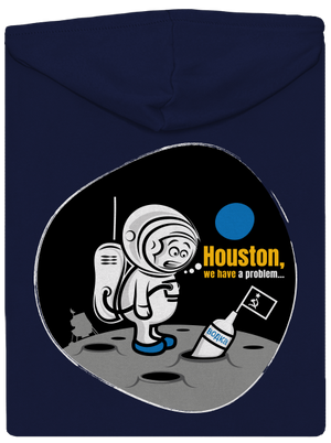 Máme problém pánska mikina na zips Navy