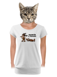 dámske tričko s lemom