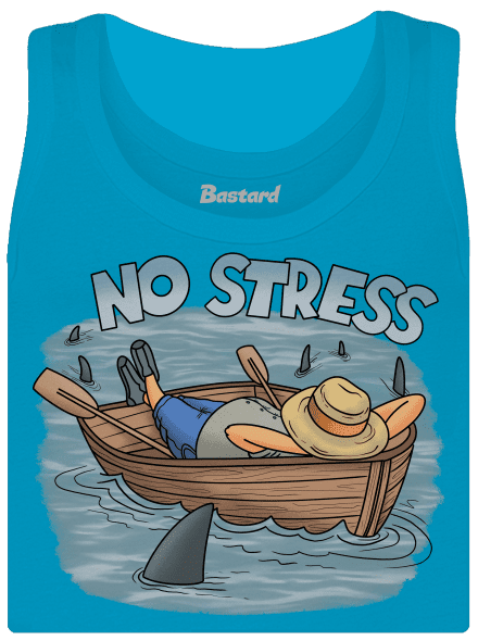No stress dámske tielko klasické Blue Atol