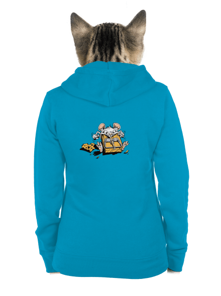 Gurmán dámska mikina na zips Blue Atol