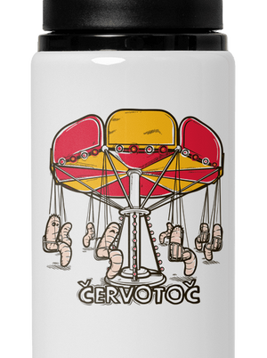 Červotoč flaša na vodu White