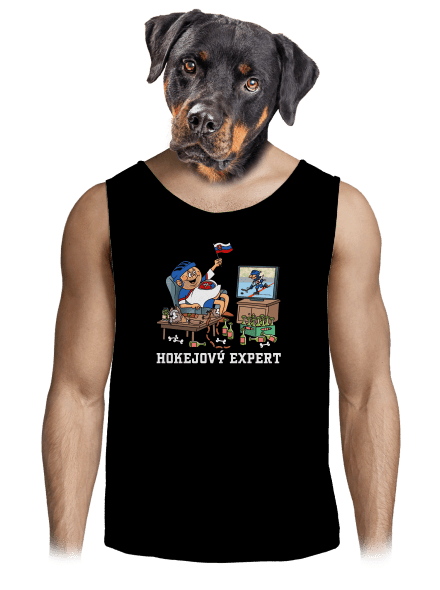 Hokejový expert pánske tielko Black