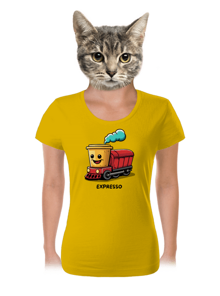 Expresso dámske tričko Yellow
