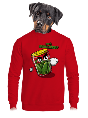 unisex mikina bez kapucne