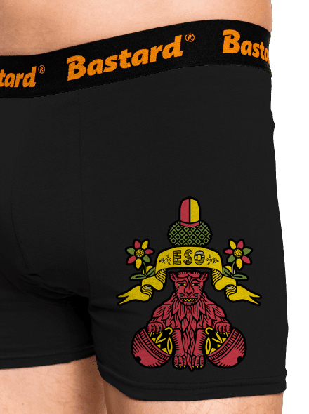 Guľové eso boxerky Black