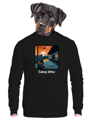 unisex mikina bez kapucne