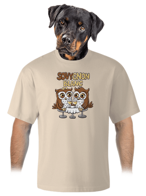 Sovygnon unisex tričko oversized Almond