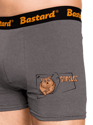 Mačací horoskop: Strelec boxerky Gray Melange