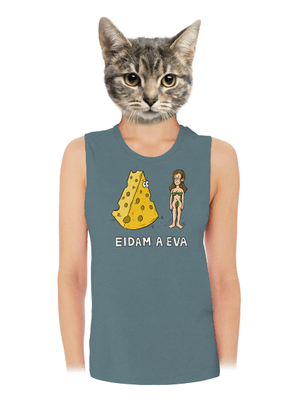 Eidam a Eva dámske tielko voľné Heather Deep Teal