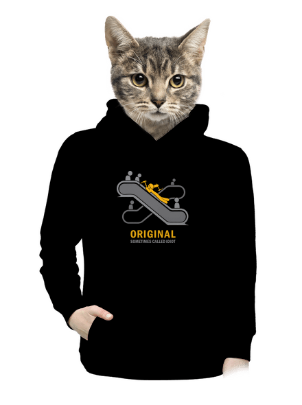 Originál dámska mikina klokanka Black