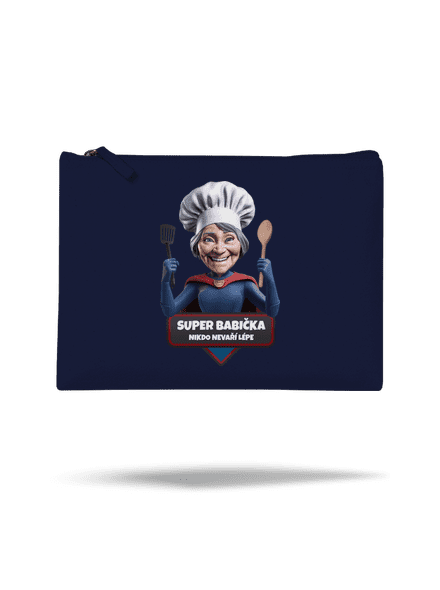 Super babička taštička French Navy