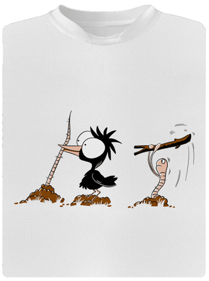 Nesprávny koniec detské športové tričko White