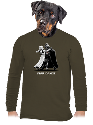 Star dance pánske dlhý rukáv Urban Khaki