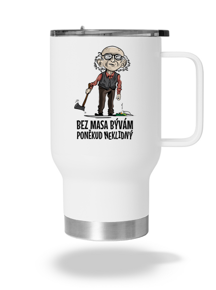 Neklidný bez masa termohrnček White