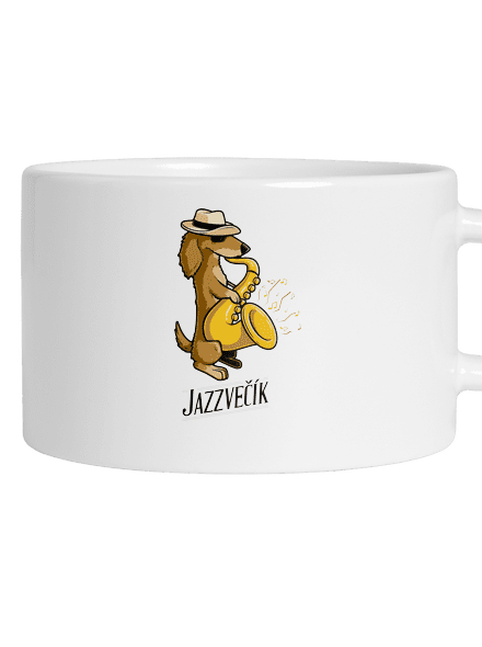Jazzvečík hrnček makronka White