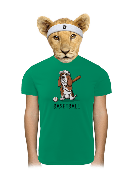 Basetball detské športové tričko Kelly Green Mal