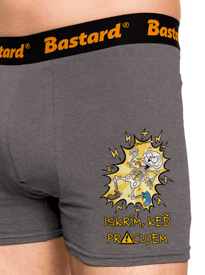 Iskrím boxerky Gray Melange