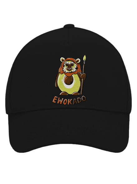 Ewokado šiltovka baseballka Black