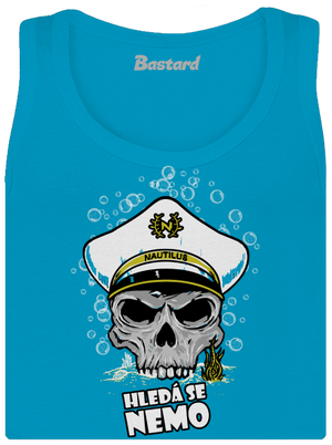 Kapitán Nemo dámske tielko klasické Blue Atol