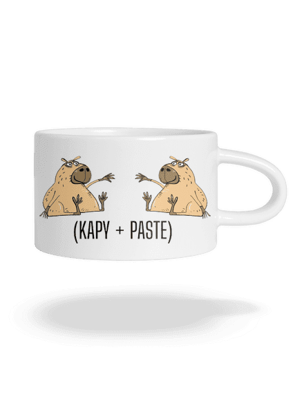 Kapy paste hrnček makronka White