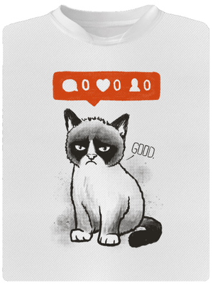 Grumpy detské športové tričko White