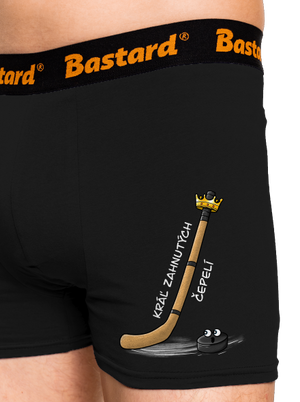 Kráľ zahnutých čepelí - hokej boxerky Black